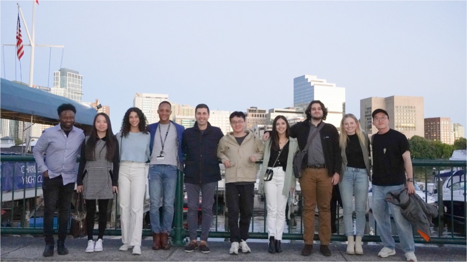 Semenov Lab team at the Charles River Yacht Club, Boston